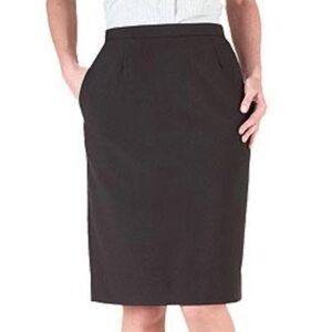 Part of a 5/$25 bundle sale professional pencil skirt, black